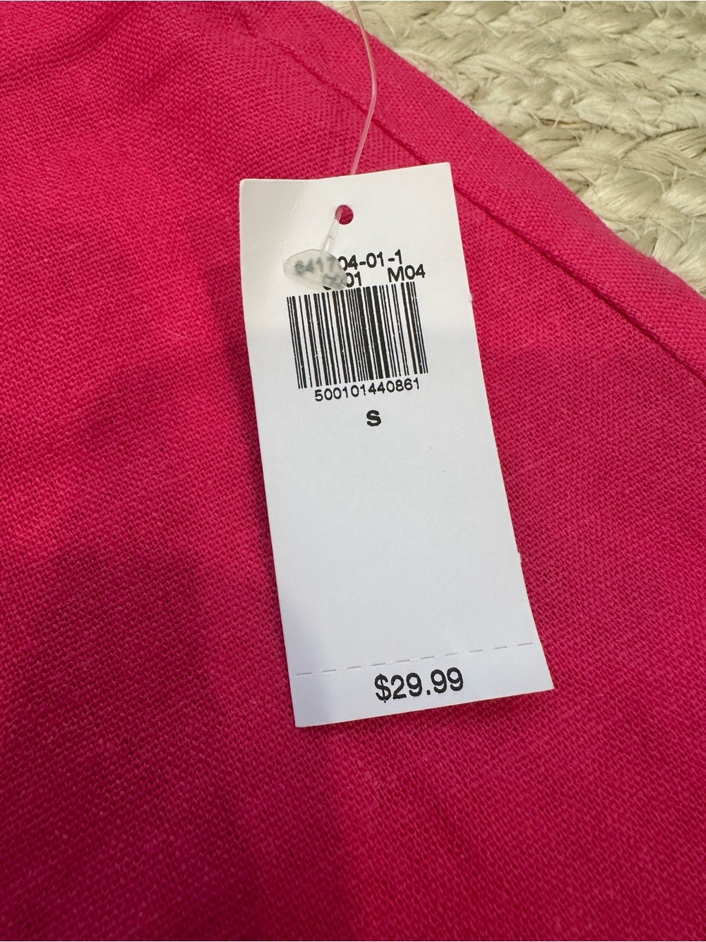 Old Navy Bright Pink Pencil Skirt - Picture 2 of 3